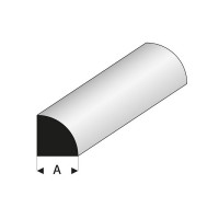 Пруток четверть круга 3,5 мм, L=330 мм (402-57-3)