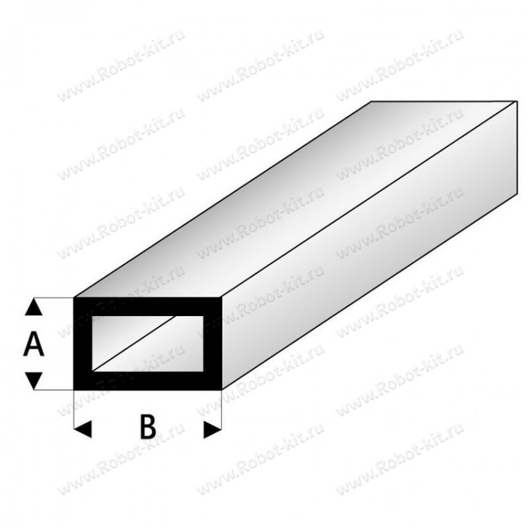Трубка прямоугольная 3,0/6,0 мм, L=330 мм (421-52-3)