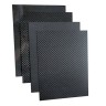 Карбоновый лист 3K, толщина 1.0 мм, 400x500 мм, саржевое плетение, 1 шт.