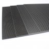 Карбоновый лист 3K, толщина 1.0 мм, 450x1200 мм, саржевое плетение, 1 шт.