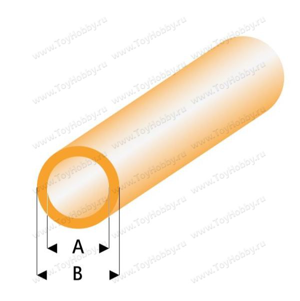 Трубка оранжевая 4,0/5,0 мм, L=330 мм (425-57-3)