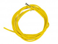 Провод силиконовый 20AWG (0,5 кв.мм) желтый, 1м.