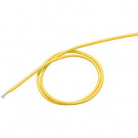 Провод силиконовый 22AWG (0,35 кв.мм) жёлтый, 2м.