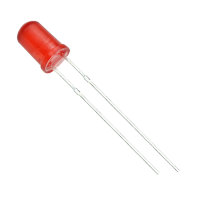 Светодиод красный 3 мм, 20мА, 5 шт.
