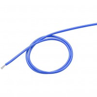 Провод силиконовый 22AWG (0,35 кв.мм) синий, 2м.