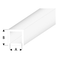 Трубка квадратная прозрачная 2,0/3,0 мм, L=330 мм (430-53-3)