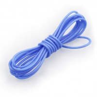 Провод силиконовый 24AWG (0,2 кв.мм) синий, 2м.