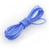 Провод силиконовый 24AWG (0,2 кв.мм) синий, 2м.