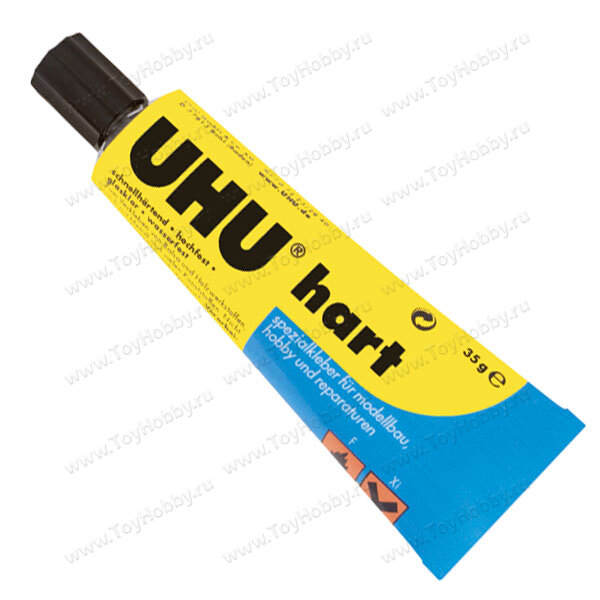 Клей для жестких пластиков UHU Hart