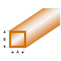 Трубка квадратная коричневая 2,0/3,0 мм, L=330 мм (435-53-3)