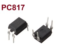 Оптопара транзисторная (оптрон) PC817