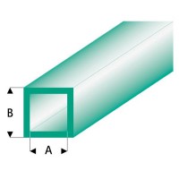 Трубка квадратная зеленая 2,0/3,0 мм, L=330 мм (436-53-3)