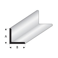 Профиль угловой 1,5/1,5 мм, L=330 мм, A=B (416-51-3)