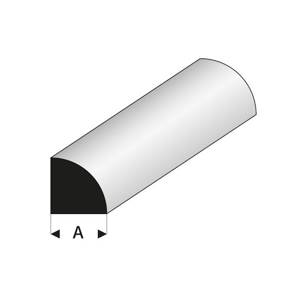 Пруток четверть круга 2,5 мм, L=330 мм (402-55-3)