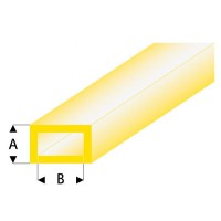 Трубка прямоугольная желтая 3,0/6,0 мм, L=330 мм (440-55-3)