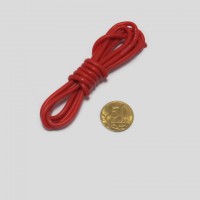 Провод силиконовый 18AWG (0,8 кв.мм) красный, 1м.
