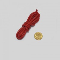 Провод силиконовый 14AWG (2,1 кв.мм) красный, 1м.