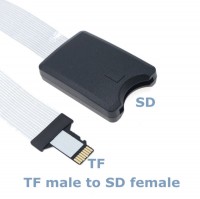 Удлинительный кабель-адаптер c TF (MicroSD) на SD