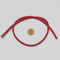 Провод силиконовый 12AWG (3,3 кв.мм), красный, 0,5 м.